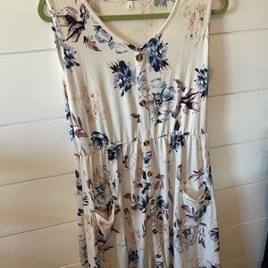 Floral Sleeveless Dress
